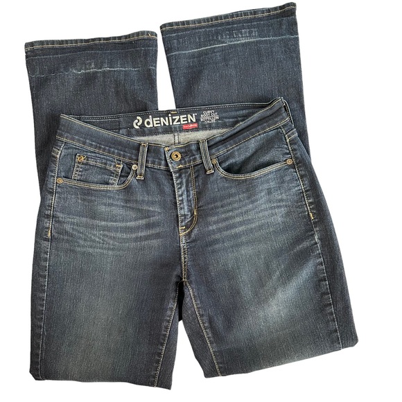 DENIZEN from LEVI’S Curvy Boot Cut Denim Jeans Size 10 - Picture 3 of 14